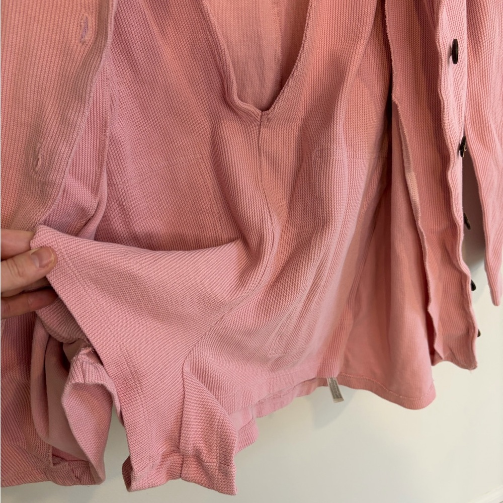 Free People Beach Lizzie Blazer Romper Pink Size XSmall - Picture 9 of 12